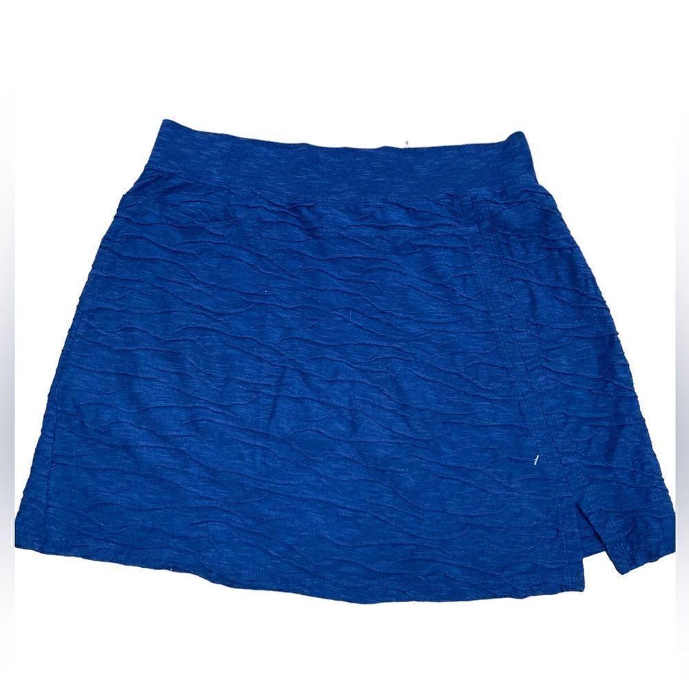 Toad & Co. blue skirt size Medium